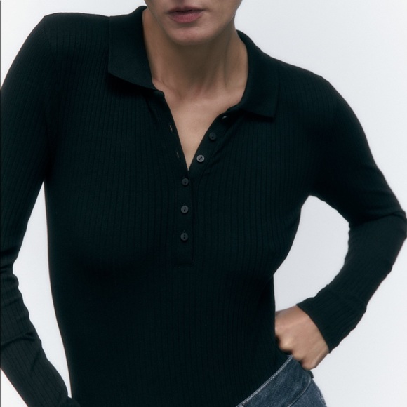 Zara Black Bodysuit - Picture 4 of 7